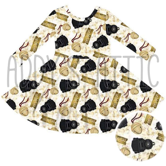 Polar Express Princess Dress