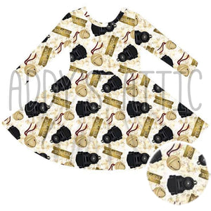 Polar Express Princess Dress