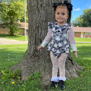 Ghost and Bats Romper