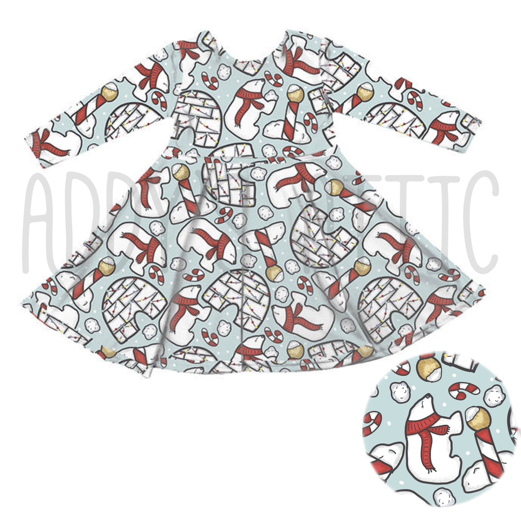 Polar Bear Princess Dress