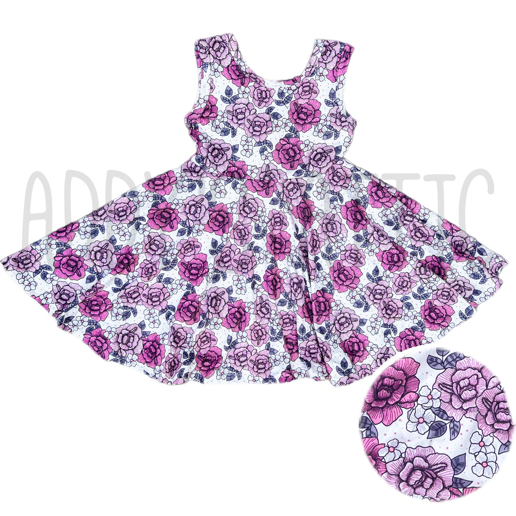 Ella Rose Floral Princess Dress