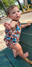 Load image into Gallery viewer, Rainbow Butterflies Romper