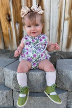 Load image into Gallery viewer, Olive Angelina Floral Romper