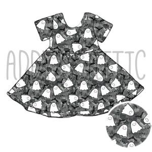 Ghost and Bats Princess Dress