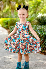 Load image into Gallery viewer, Rainbow Butterflies Princess Dress