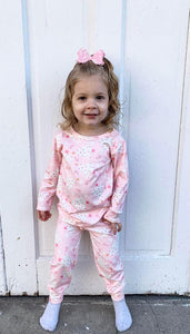 Pink Christmas Lounge Set